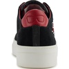 image:imageKarl Lagerfeld Womens Cate Sayings Everyday Lace Up SneakerBlackRuby