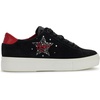 image:imageKarl Lagerfeld Womens Cate Sayings Everyday Lace Up SneakerBlackRuby