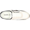 image:imageKarl Lagerfeld Womens Coty Lace Up SneakerBright WhiteBlack