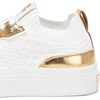 image:imageKarl Lagerfeld Womens Gabby Slip on SneakerBright WhiteGold