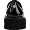 image:imageKarl Lagerfeld Womens Gaston Lug Sole Loafer with Pin EmbellishmentsBlackBlack