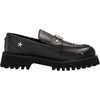 image:imageKarl Lagerfeld Womens Gaston Lug Sole Loafer with Pin EmbellishmentsJet Black