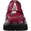 image:imageKarl Lagerfeld Womens Gaston Lug Sole Loafer with Pin EmbellishmentsRed Plum