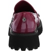 image:imageKarl Lagerfeld Womens Gaston Lug Sole Loafer with Pin EmbellishmentsRed Plum