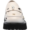 image:imageKarl Lagerfeld Womens Gaston Lug Sole Loafer with Pin EmbellishmentsSoft White