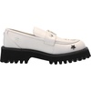 image:imageKarl Lagerfeld Womens Gaston Lug Sole Loafer with Pin EmbellishmentsSoft White