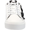 image:imageKarl Lagerfeld Womens Georgia Sneaker with Flower EmbellishmentsBright WhiteBlack