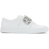 image:imageKarl Lagerfeld Womens Jules Studded Slip on SneakerBright White