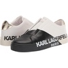 image:imageKarl Lagerfeld Womens Jules Studded Slip on SneakerBright WhiteBlack