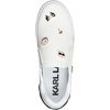 image:imageKarl Lagerfeld Womens Karl Lagerfeld Paris Maude Slip on Sneaker with PinsBright White