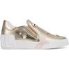image:imageKarl Lagerfeld Womens Karl Lagerfeld Paris Maude Slip on Sneaker with PinsWhite Gold