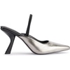 image:imageKarl Lagerfeld Womens Keera Evening SlingbackPewterBlack