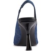 image:imageKarl Lagerfeld Womens Kinsely Evening Pointed Toe Slingback PumpNavyBlack
