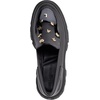 image:imageKarl Lagerfeld Womens Lylah Lug Sole Platform Loafer with PinsBlack