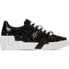 image:imageKarl Lagerfeld Womens Mablyn Lace Up Sneaker with Logo EmbellishmentsBlack