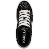 image:imageKarl Lagerfeld Womens Mablyn Lace Up Sneaker with Logo EmbellishmentsBlack