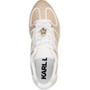 image:imageKarl Lagerfeld Womens Macedon Lace Up Athletic SneakerNaturalBright White