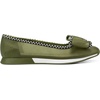 image:imageKarl Lagerfeld Womens Macklin Ballet Sneaker with Bow DetailOlive