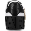 image:imageKarl Lagerfeld Womens Madisyn Slip on Sneaker with Studded Choupette DetailBright WhiteBlack