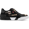 image:imageKarl Lagerfeld Womens Mavise Slip on Sneaker with PinsBlackWhite