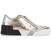 image:imageKarl Lagerfeld Womens Mavise Slip on Sneaker with PinsGoldSilver