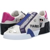 image:imageKarl Lagerfeld Womens Mavise Slip on Sneaker with PinsSoft WhiteDeep Plum