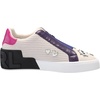 image:imageKarl Lagerfeld Womens Mavise Slip on Sneaker with PinsSoft WhiteDeep Plum