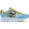 image:imageKarl Lagerfeld Womens Meade Lace Up Sneaker with Karl HeadBaltic BlueLime