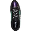 image:imageKarl Lagerfeld Womens Meade Lace Up Sneaker with Karl HeadMultiBlack