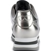 image:imageKarl Lagerfeld Womens Meade Lace Up Sneaker with Karl HeadPewter