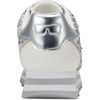 image:imageKarl Lagerfeld Womens Meade Lace Up Sneaker with Karl HeadSilver