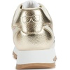 image:imageKarl Lagerfeld Womens Meade Lace Up Sneaker with Karl HeadWhite Gold
