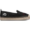image:imageKarl Lagerfeld Womens Michaela Slip on Espadrille Sandal with PinsBlack