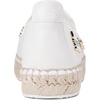 image:imageKarl Lagerfeld Womens Michaela Slip on Espadrille Sandal with PinsBright White