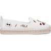 image:imageKarl Lagerfeld Womens Michaela Slip on Espadrille Sandal with PinsBright White