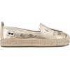 image:imageKarl Lagerfeld Womens Michaela Slip on Espadrille Sandal with PinsBright White Gold