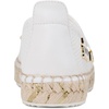 image:imageKarl Lagerfeld Womens Michaela Slip on Espadrille Sandal with PinsBright White Mesh