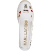image:imageKarl Lagerfeld Womens Michaela Slip on Espadrille Sandal with PinsBright White Mesh