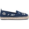 image:imageKarl Lagerfeld Womens Michaela Slip on Espadrille Sandal with PinsDenim Blue