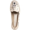 image:imageKarl Lagerfeld Womens Michaela Slip on Espadrille Sandal with PinsShiny White Gold