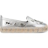 image:imageKarl Lagerfeld Womens Michaela Slip on Espadrille Sandal with PinsSilver