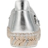 image:imageKarl Lagerfeld Womens Michaela Slip on Espadrille Sandal with PinsSilver