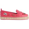 image:imageKarl Lagerfeld Womens Michaela Slip on Espadrille Sandal with PinsTeaberry