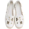 image:imageKarl Lagerfeld Womens Michaela Slip on Espadrille Sandal with PinsWhite