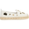 image:imageKarl Lagerfeld Womens Michaela Slip on Espadrille Sandal with PinsWhite