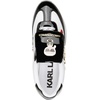 image:imageKarl Lagerfeld Womens Minia Pins Lace Up SneakerBright WhiteBlack