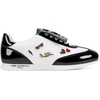 image:imageKarl Lagerfeld Womens Minia Pins Lace Up SneakerBright WhiteBlack