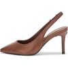 image:imageKarl Lagerfeld Womens Rosalyn Pointed Toe Slingback PumpCognac