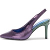 image:imageKarl Lagerfeld Womens Rosalyn Pointed Toe Slingback PumpDeep Plum