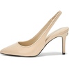 image:imageKarl Lagerfeld Womens Rosalyn Pointed Toe Slingback PumpDusty Nude